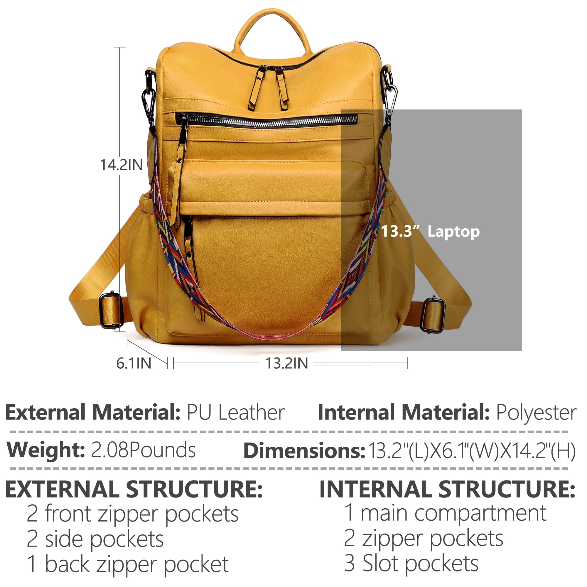 Mua Dora & Liz Women Backpack Purse Fashion Leather Designer Ladies