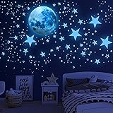 Glow in The Dark Stars for Ceiling,Glow in The Dark Stars and Moon Wall Decals, 1108 Pcs Ceiling Stars Glow in The Dark Kids 