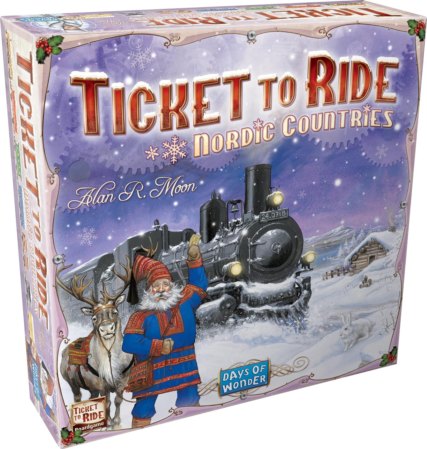 Asmodee Ticket to Ride Nordic Countries Board Game - Embark on a Scandinavian Railway Adventure! Fun Family Game for Kids & Adults, Ages 8+, 2-3 Players, 30-60 Minute Playtime