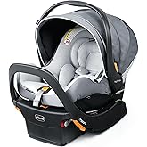 Chicco KeyFit Max Zip ClearLux Infant Car Seat and Base, Rear-Facing Seat for Infants 4-30 lbs., Zip-Open Privacy Shield, Com
