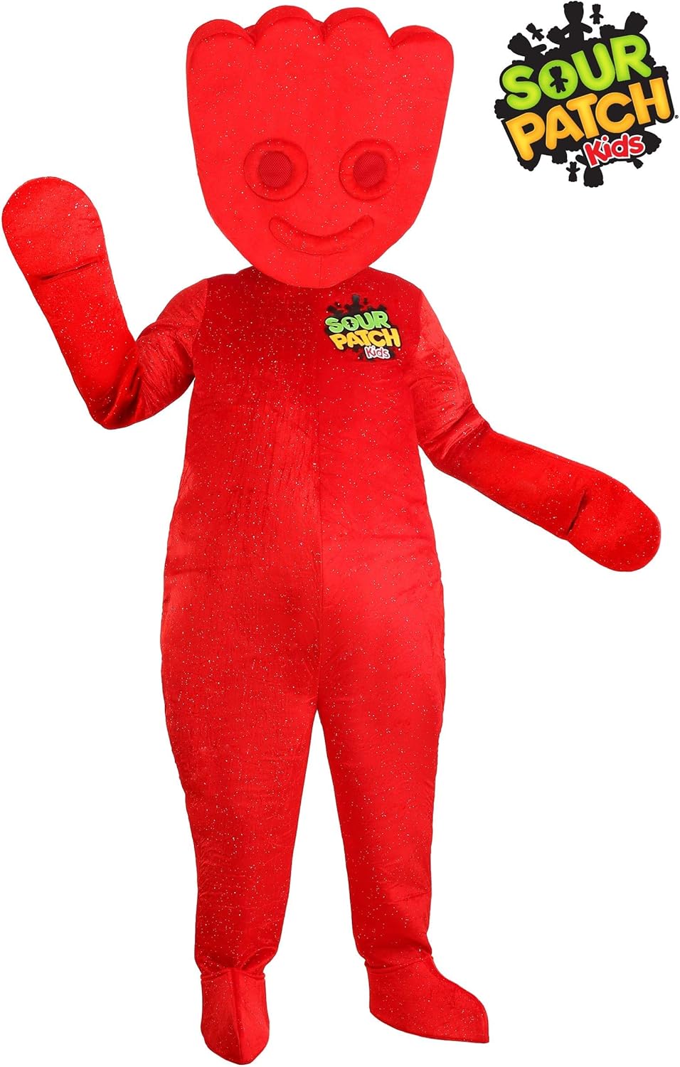 Amazon Com Adult Red Sour Patch Costume Fun Candy Costume For Men Clothing