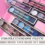 Profusion Cosmetics Onyx Gems 5 Shade Glitter Eyeshadow Palette view 5