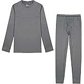 BenBoy Boys Thermal Underwear Fleece Warm Long Johns Set Base Layer