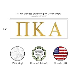 Pro-Graphx Pi Kappa Alpha Greek Sorority Sticker