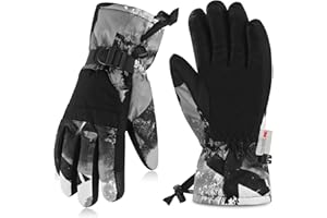 MIG4U Kids Ski Gloves Waterproof 3M Thinsulate Touchscreen Kids Winter Gloves, Warm Snow Gloves for Girls