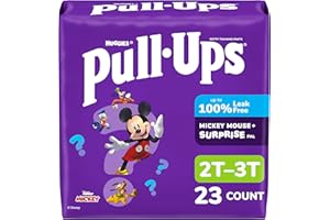 Pull-Ups Boys' Potty Training Pants, Size 2T-3T Training Underwear (16-34 lbs), 23 Count