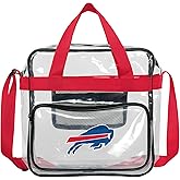 FOCO NFL Team Logo Clear See Through Stadium High End Messenger Bag
