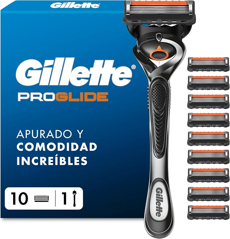 Navalha Proglide masculina com 10 lâminas de substituição