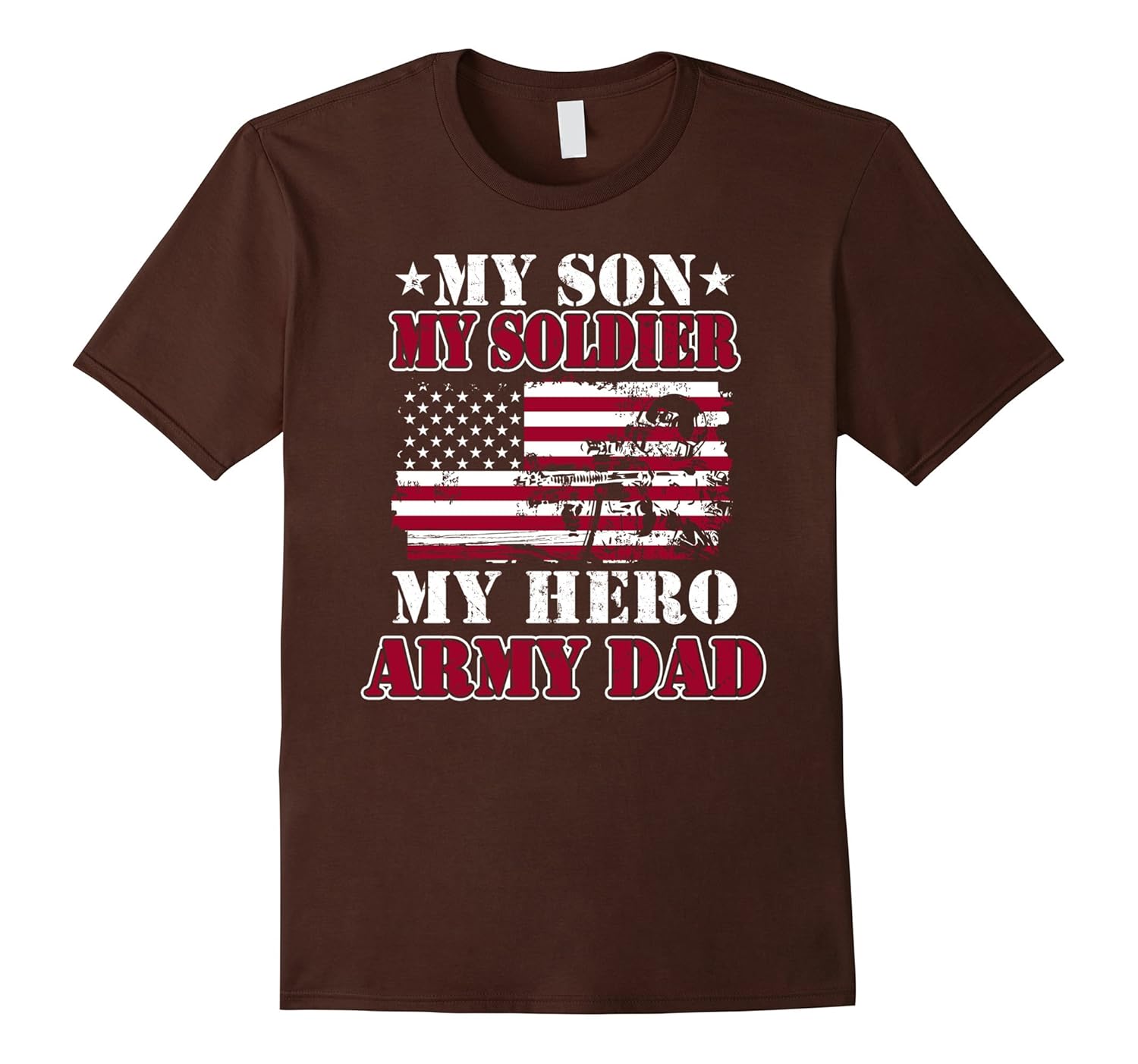 My Army Dad T-Shirt My Son-My Soldier-My Hero-US Soldier Tee-anz