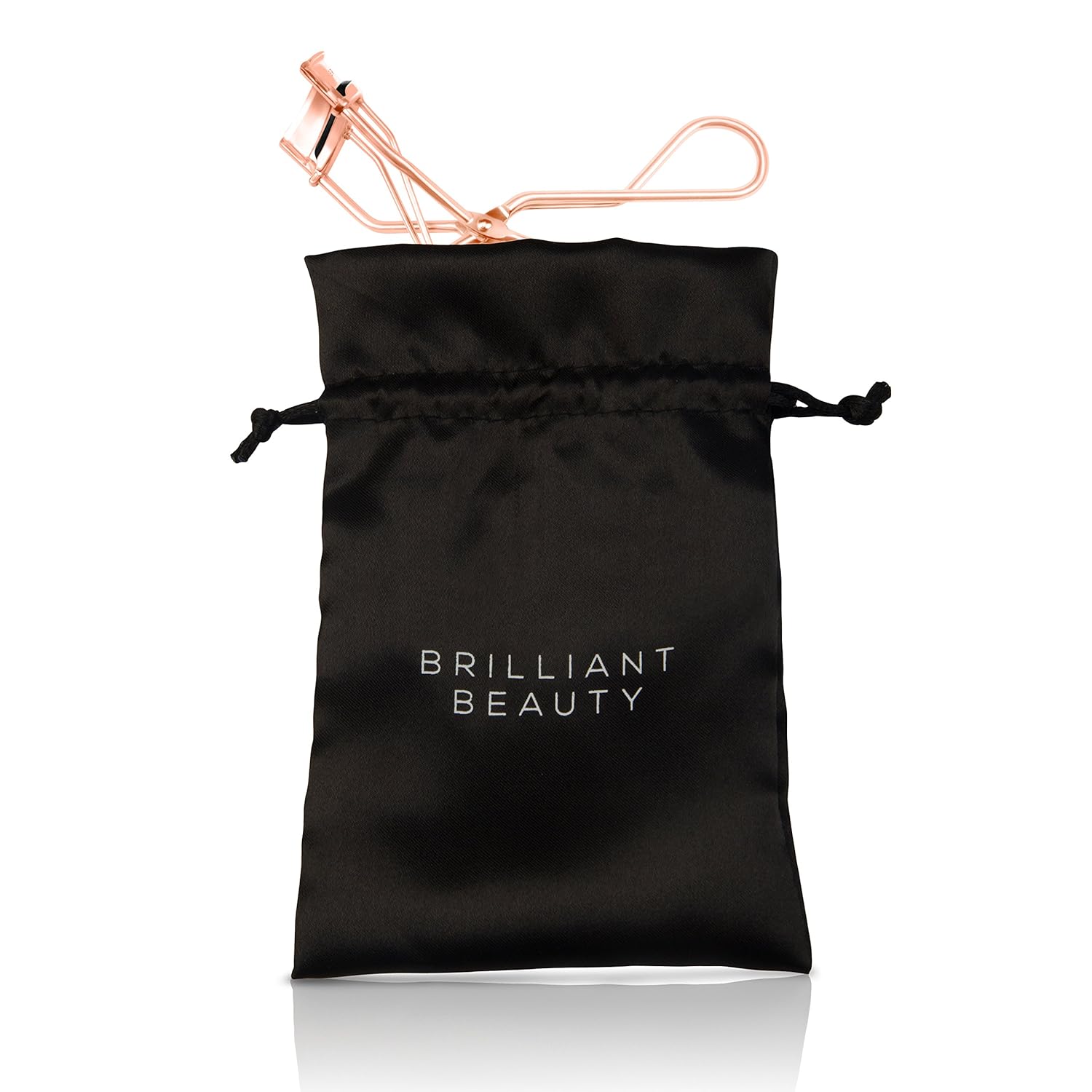 Brilliant Beauty Eyelash Curler - Award Winning - With Satin Bag & Refill Pads - No Pinching, Just Dramatically Curled Eyelashes & Lash Line in Seconds. Get Gorgeous Eye Lashes Now! : Beauty