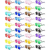 PLULON Star Sunglasses for Women Girls, Color Rimless Star Shaped Sunglasses Bulk for Adults Beach Birthday Swim Pool