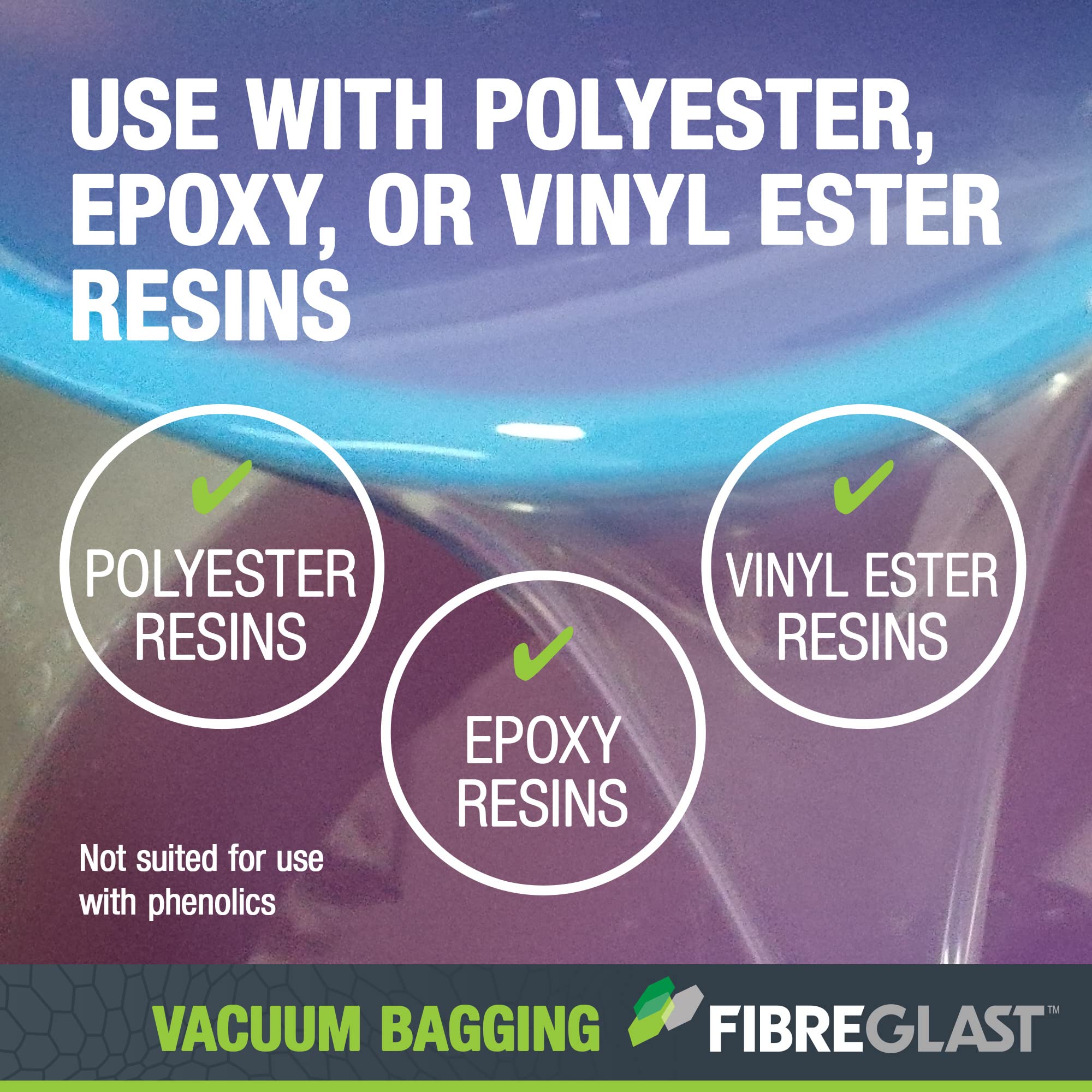 Fibre Glast Nylon Peel Ply, 1 Yard Folded Pkg– Vacuum Bagging Supplies, Seal & Stabilize Composites Made of Carbon Fiber, Fiberglass, Epoxy & Resin– Made in USA