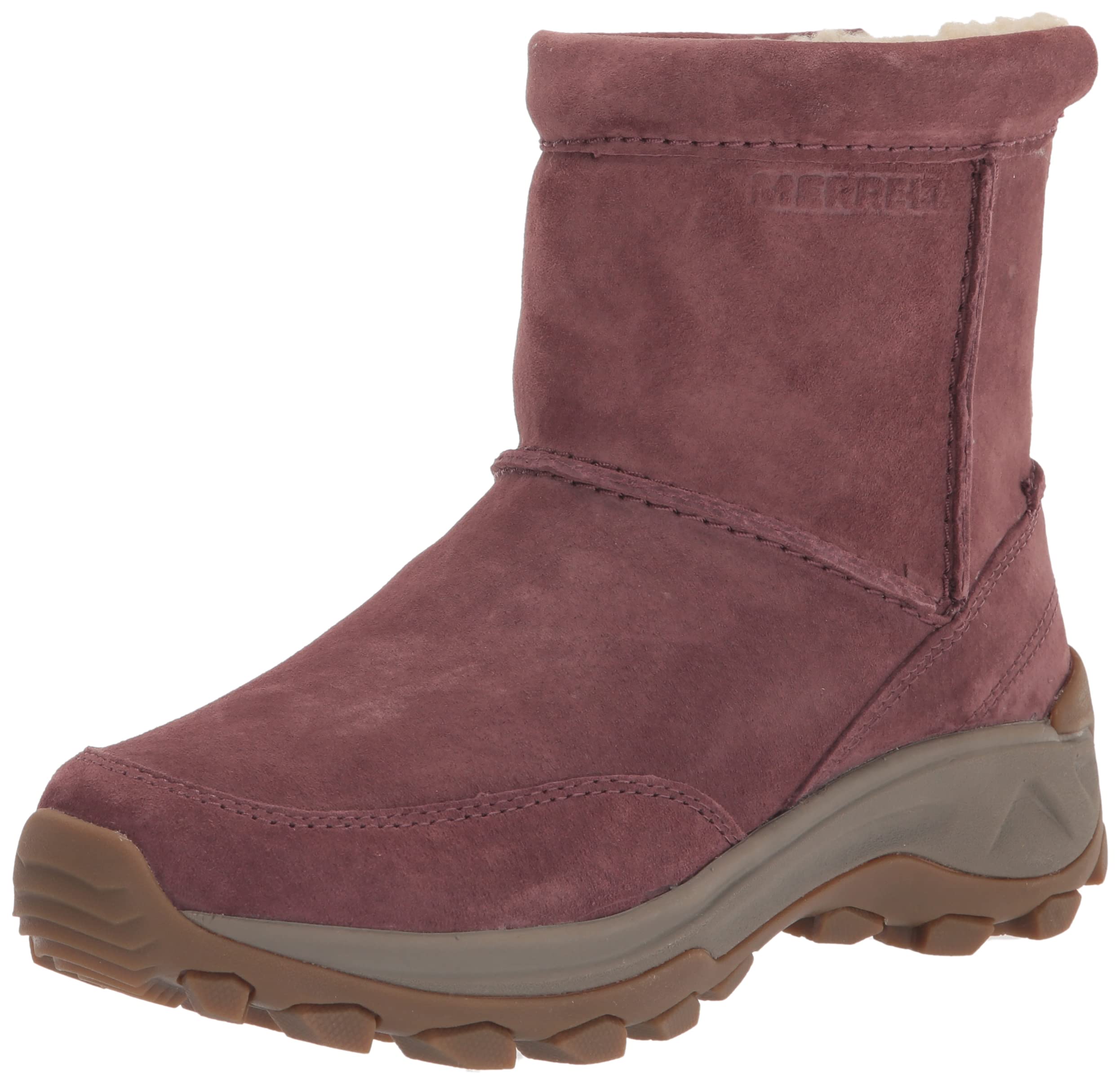 Merrell Women's Winter Pull On Snow Boot, Marron, 10