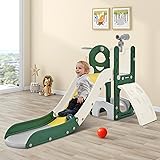 Virubi 5 in 1 Toddler Slide Playset, Climbing Toys