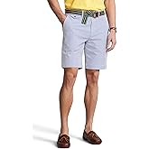POLO RALPH LAUREN 9.25-Inch Stretch Classic Fit Seersucker Shorts Blue 40