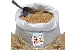 BENCH VIEW FARMS Organic Hard White Wheat Berries - 24lbs