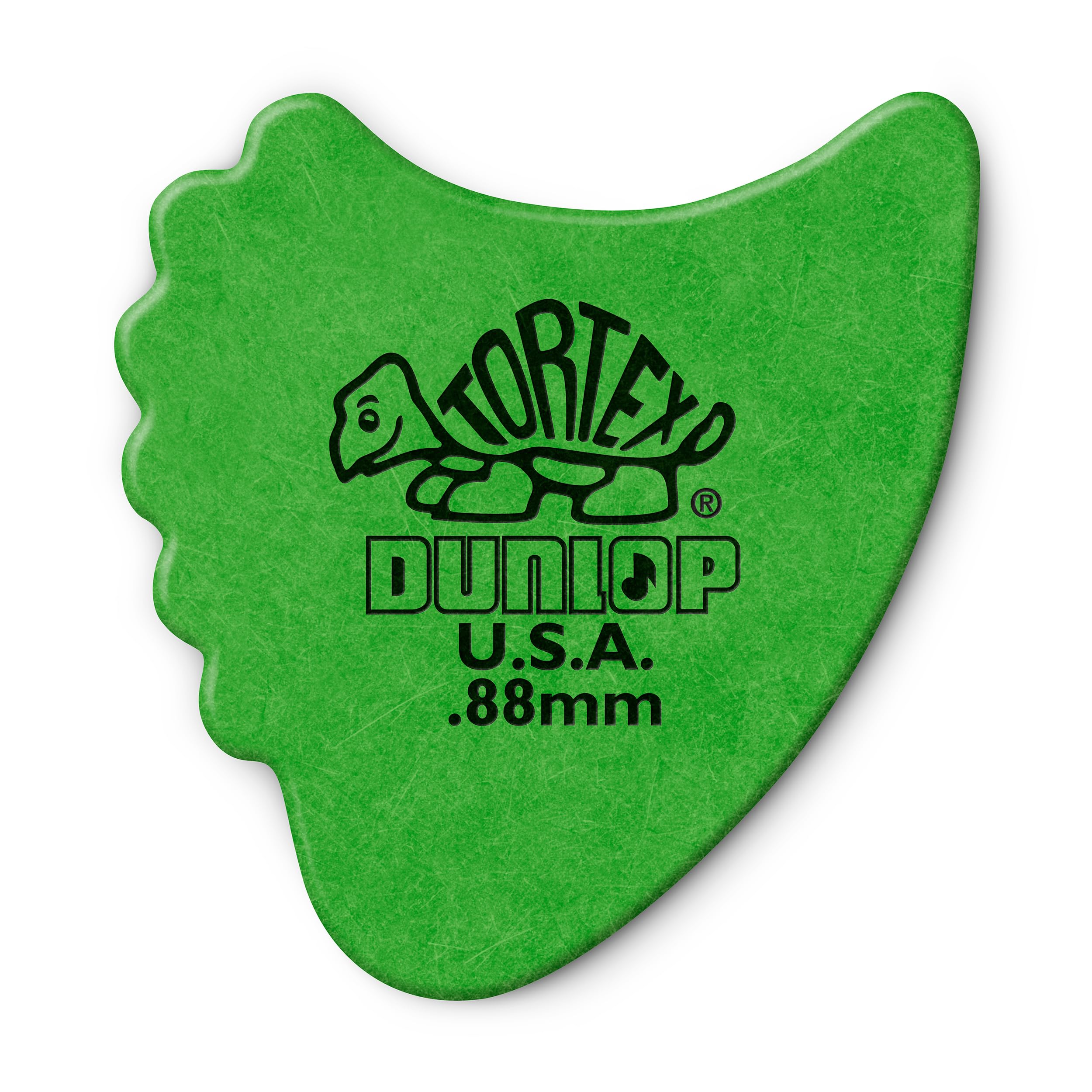 Dunlop 414R88 Tortex® Fins, Green.88mm, 72/Bag — image 1