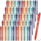Engrowtic 100 Pcs Christian Gifts Bulk Bible Verse Pens Inspirational Quotes Scripture Ballpoint Pens Christian Gift for Bible Women Employee Sunday School Study(Rainbow Color)