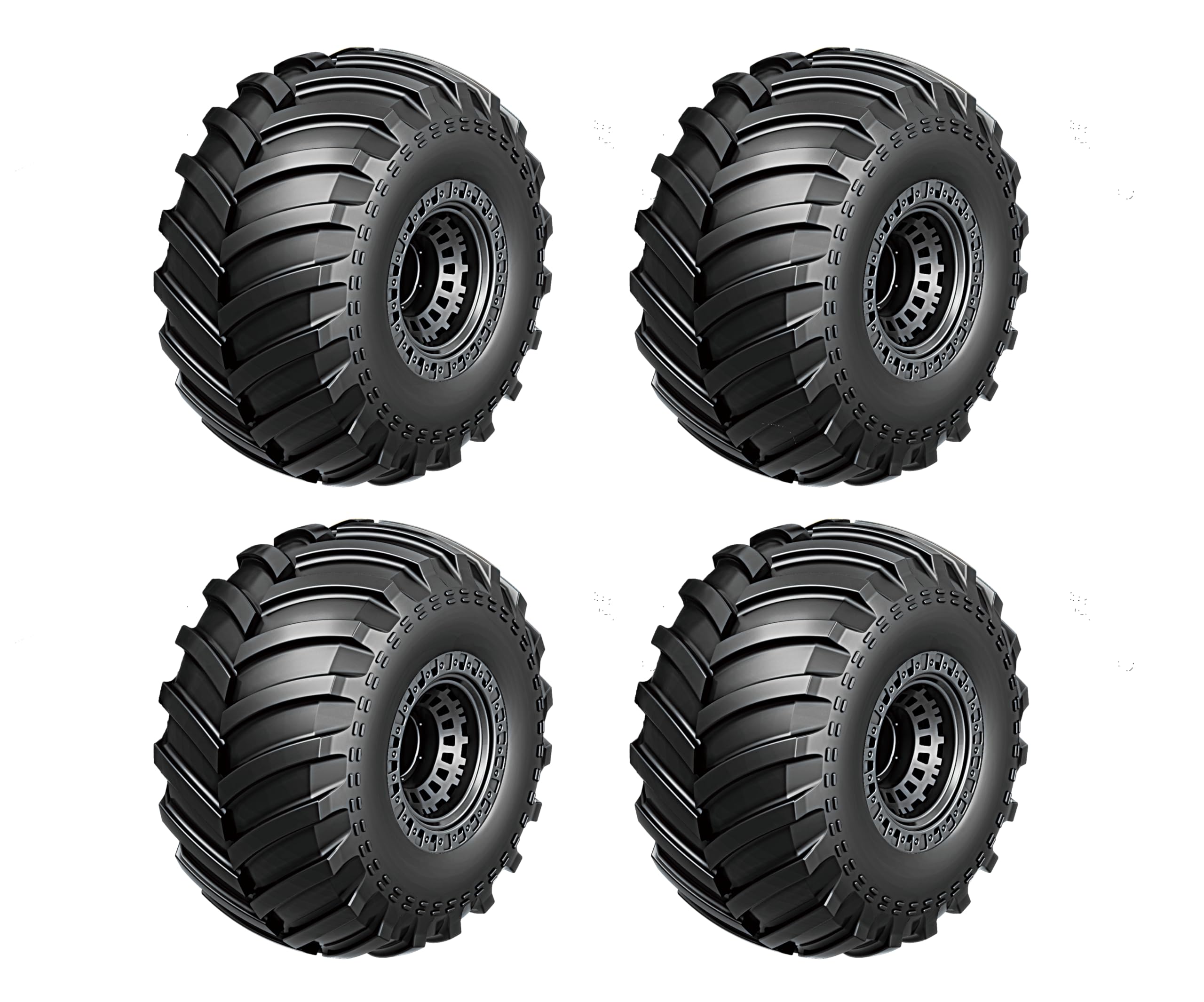 Photo 1 of Womaqu Y14411-21 1/14 Scale RC Car Accessories Rally Wheels, Spare Parts RC Vehicle Wheels & Tire Sets for 14412 & 14411 (Four Tires)