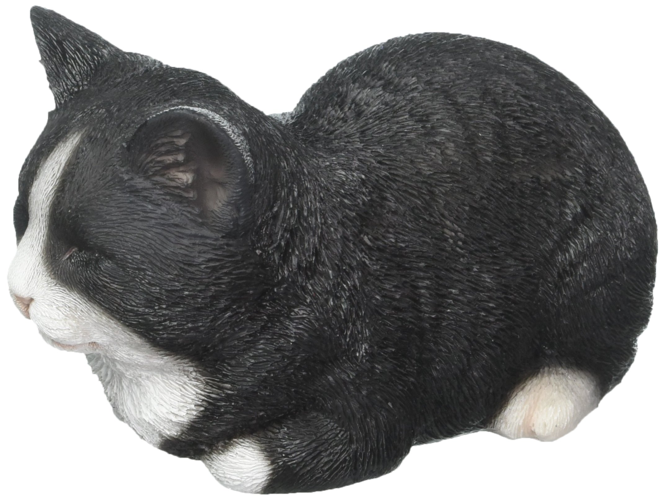 Photo 1 of Hi-Line Gift Ltd Sleeping Cat Statue, Black/White
