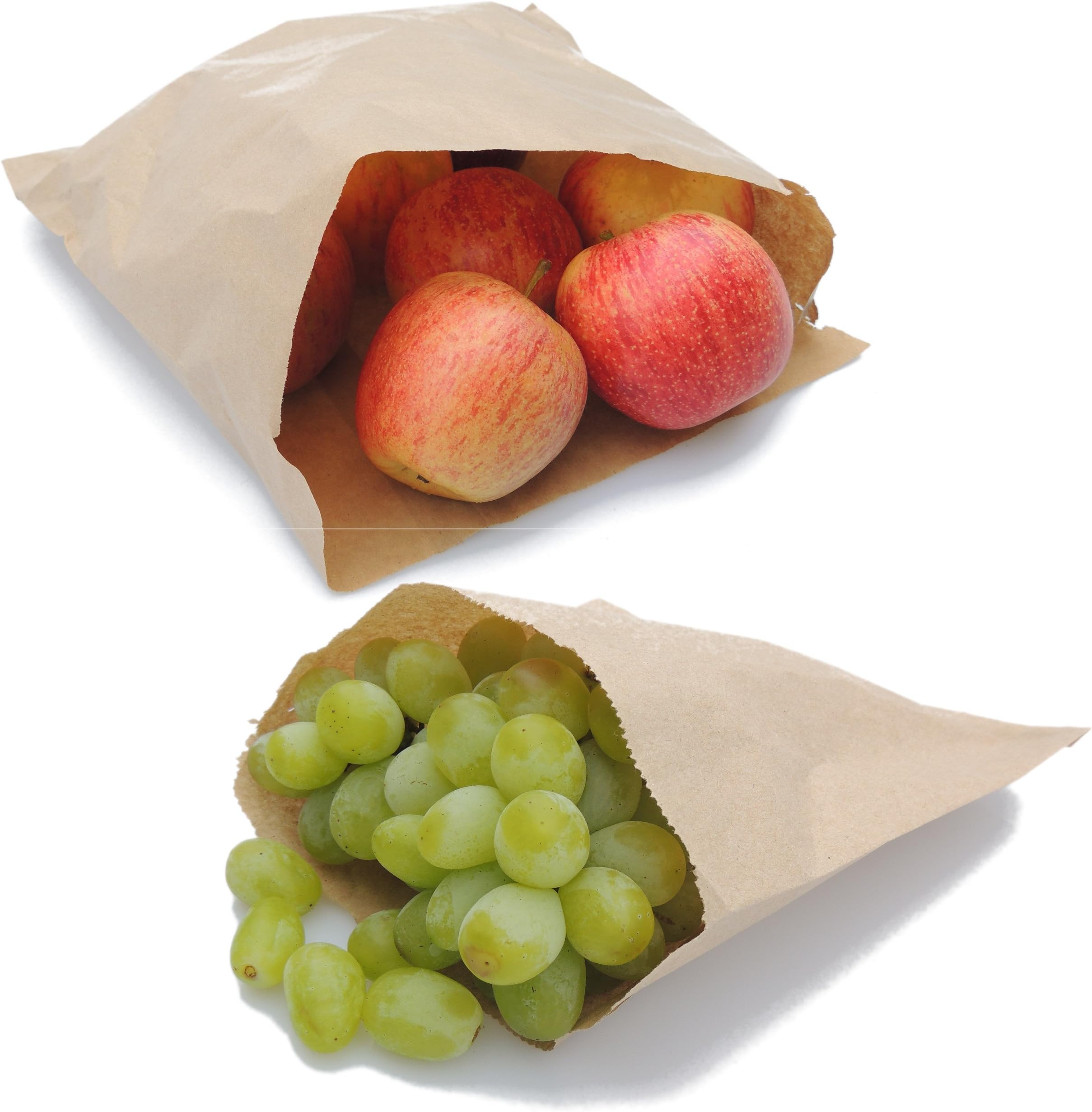 Brown Kraft Paper Bags - 12" x 12.5" - (1 pack = 1000 bags)