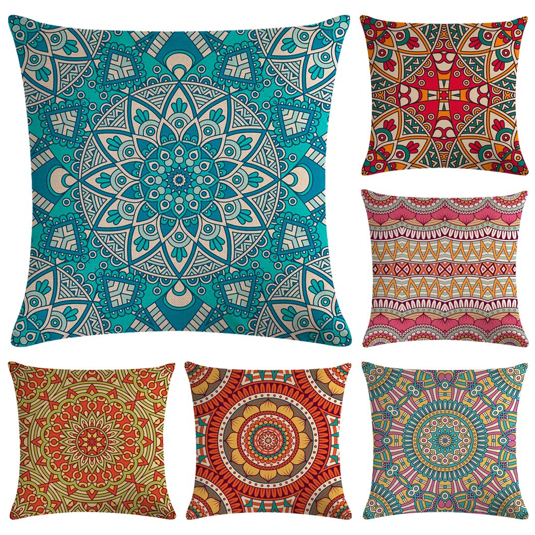 hippie pillow cases