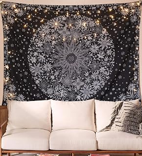 Amazon Com Simpkeely Daisy Medallion Tapestry Cute Wall Hanging