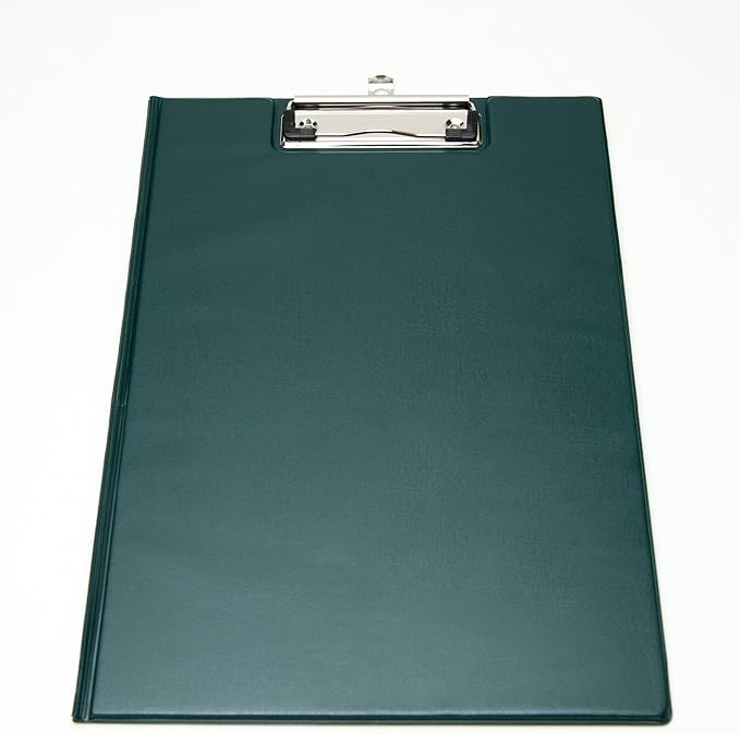 Janrax A4 Green PVC Foldover Clipboard Amazon.co.uk Office Products