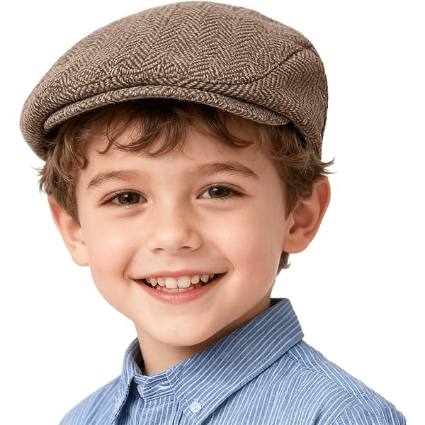 Amazon.com: Kids-Vintage-Newsboy-Cap Beret Cabbie Hat Pageboy Caps