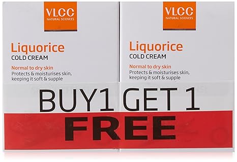 VLCC Liquorice Cold Cream, 50g (Buy 1 Get 1 Free)