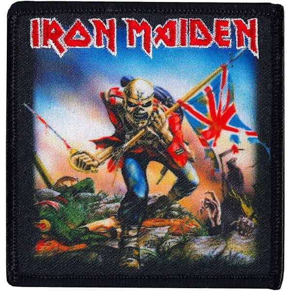 thumbnail image 2 of Iron Maiden Powerslave Woven Patch – Officially Licensed Sew-On – Made In UK 2 of 3