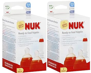 nuk ready to feed orthodontic nipple