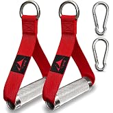 Vigoog Pro Grade Metal Workout Handles, Heavy Duty Replacement Grip Attachments for Cable Machines, Resistance Bands, LAT Pulldown, Strength Exercise Home Gym &amp; Commercial Fitness Equipment
