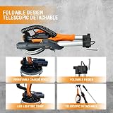 MAXXT Electric Foldable Drywall Sander with LED Light 225mm Disc 600-1900 RPM view 9