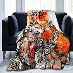 BBggyh Throw Blanket Okami Amaterasu Ultra-Soft
