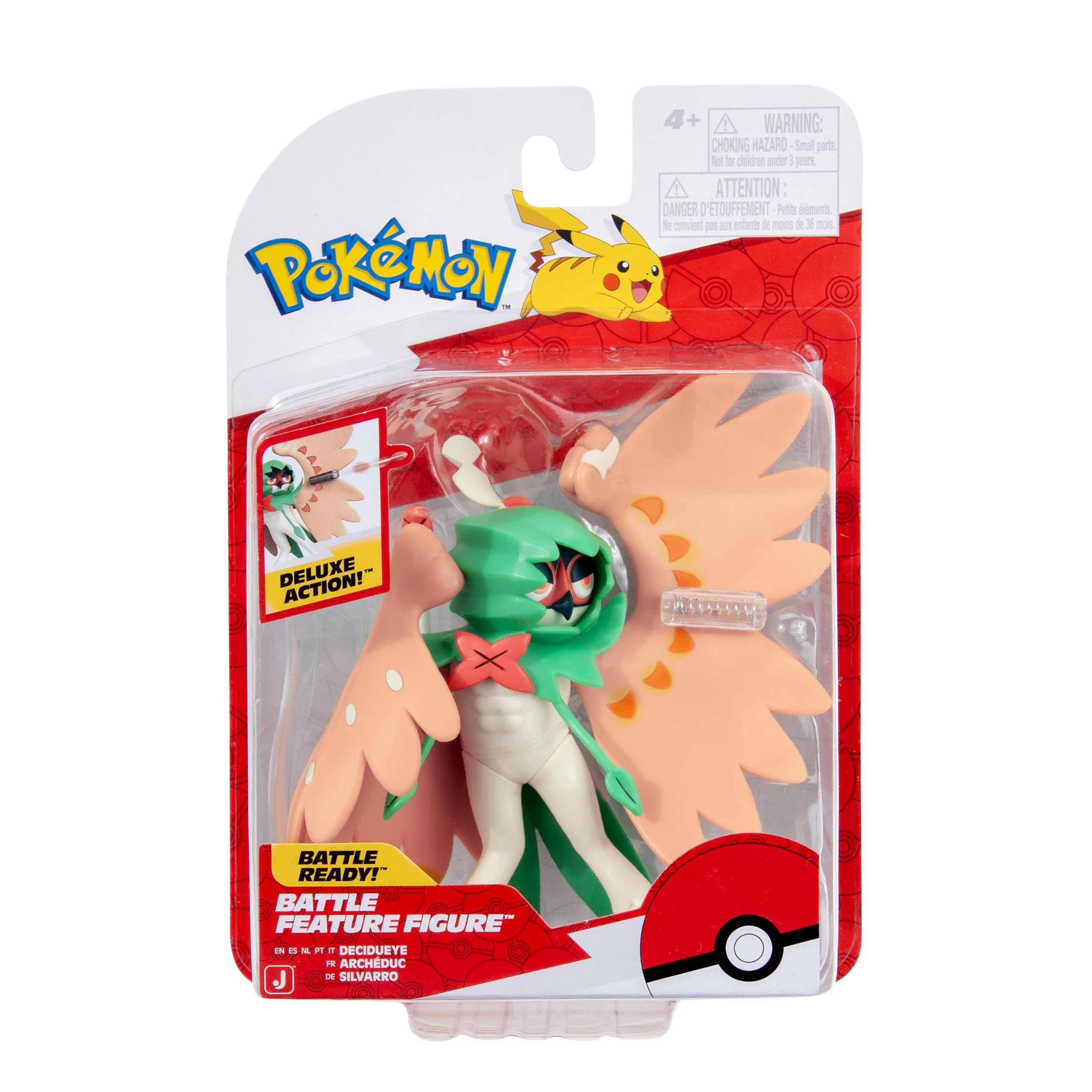 Pokémon Feature 4.5-Inch Decidueye Battle Figure with Arrow Launcher