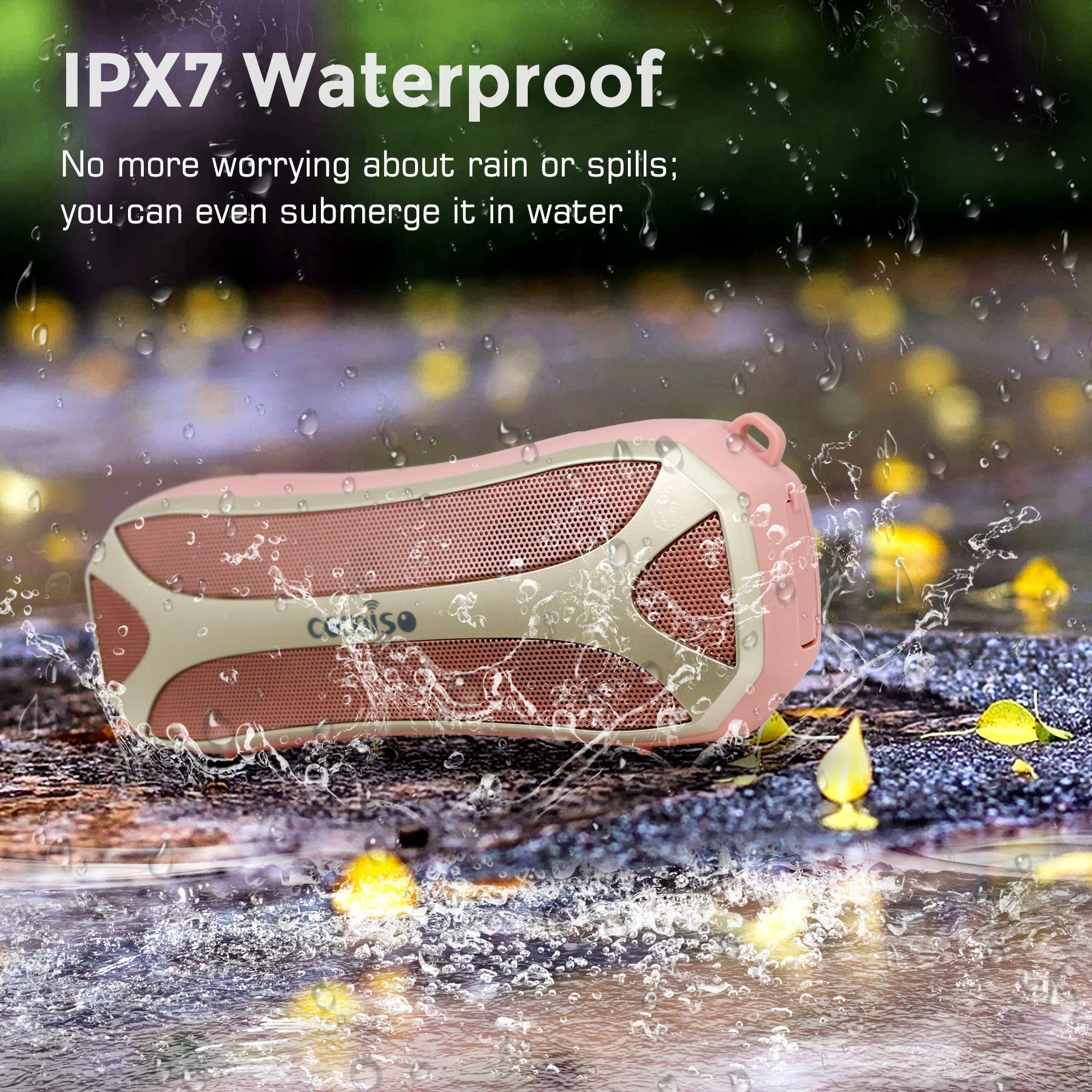Mua comiso Portable Bluetooth Speaker, Waterproof IPX7 Shower Speaker ...