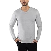 X RAY Mens V Neck Sweater, Basic Slim Fit Pullover, V-Neck Dress Sweater for Men Fall Winter (Available in Big & Tall)