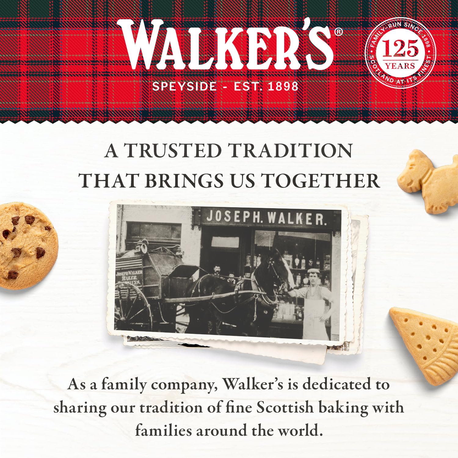 Walker’s Assorted Shortbread Cookies in Festive Shapes Shortbread