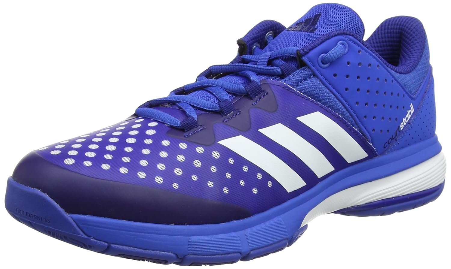 adidas Court Stabil Indoor Field Hockey Shoes Blue/White