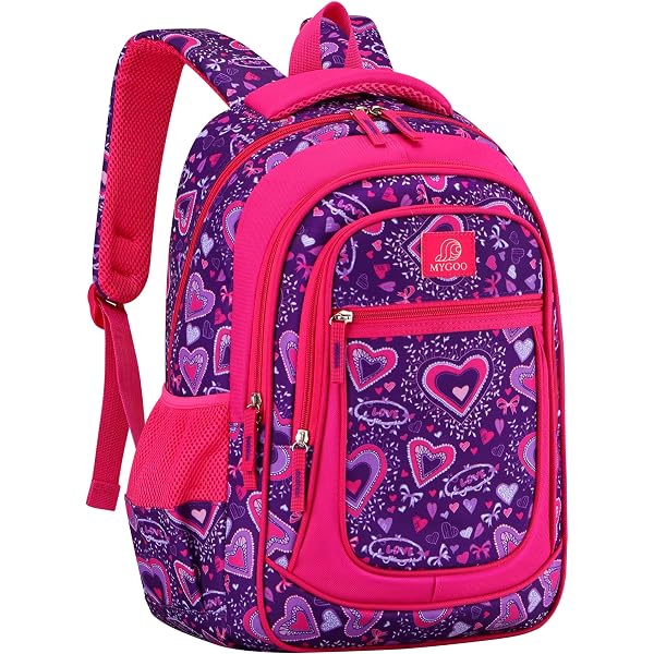 MYGOO Kids Backpack – Tropical Design School Bag For Boys & Girls, 17 Inch, Grove Collection - View #2