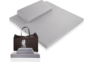 ZenBless Zafu Meditation Cushion Set,Yoga Meditation Pillow for Sitting on Floor,Large Square Meditation Mat and Pillow Set，Meditation Floor Pillow, Washable Cover(27.6")