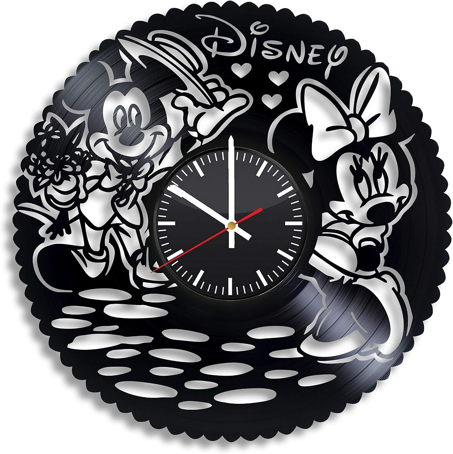2018 Store Mickey And Minnie Mouse Clubhouse Vinyl Record Wall Clock 2018 Store Mickey And Minnie Mouse Clubhouse Vinyl Record Wall Clock