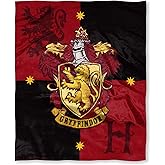 Harry Potter House Crests Silk Touch Throw Blanket 50" x 60"- Gryffindor