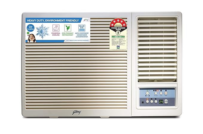Godrej 1 Ton 5 Star Window AC (Copper GWC 12UTC5-WSA White)