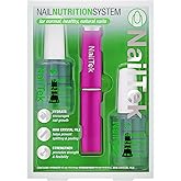Nail Tek Nutrition Kit – Nail Strengthener and Growth Polish Treatment with Mini Crystal File, Nail-Repair for Damaged Nails, 2 x 0.5 fl oz