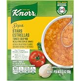 Knorr Sopa Tomato Soup Mix with Star Pasta 3.5 oz, Seasoning Mix, 1PK | For pantry-friendly meals, sides and recipes; 3.5 oz.
