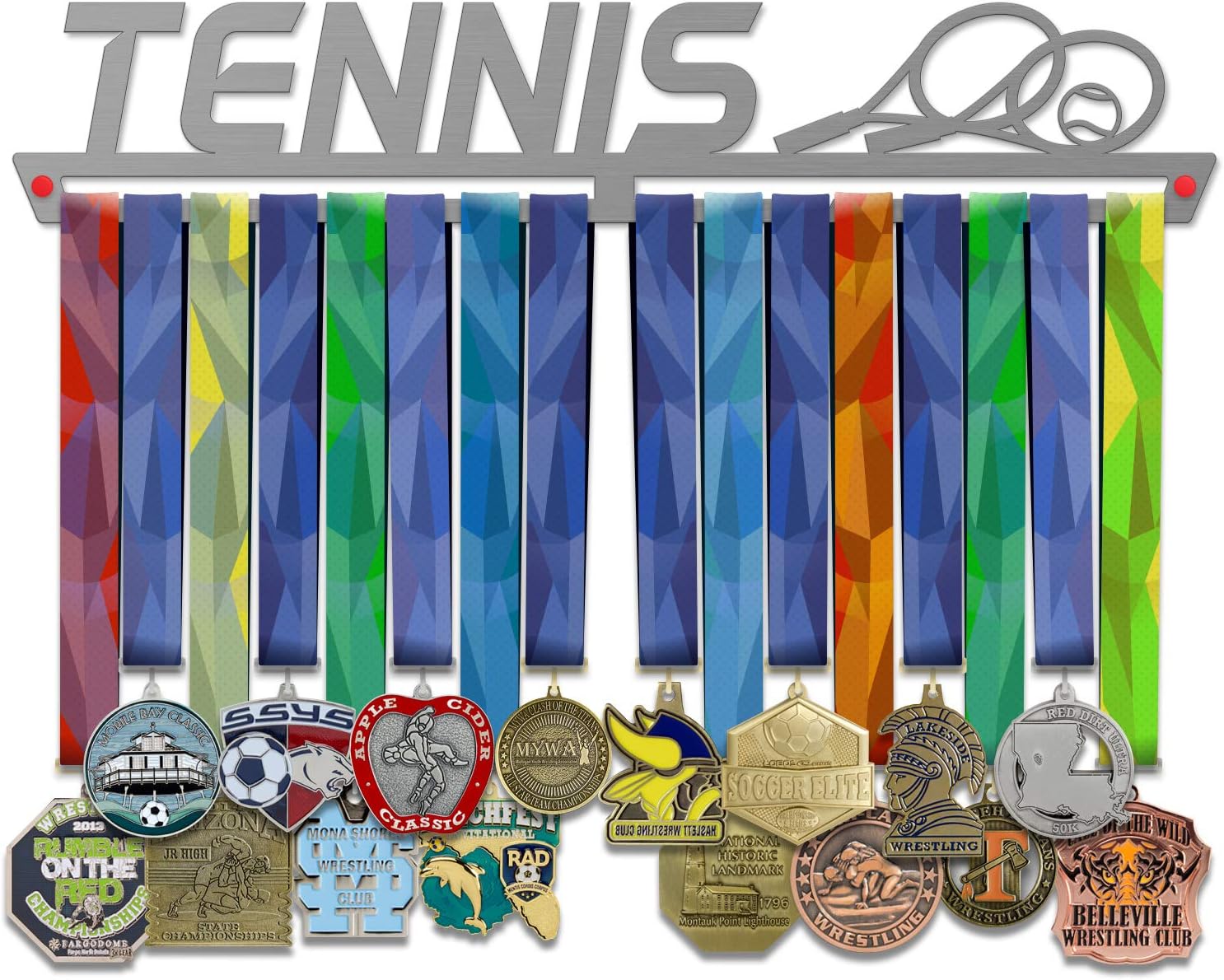 VICTORY HANGERS Tennis Medal Hanger Display Wall Mounted