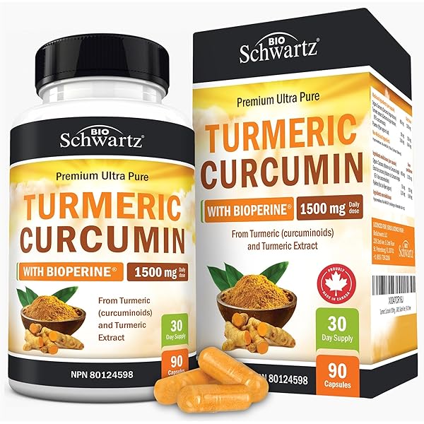 Organic Turmeric Curcumin and Ginger - 95% Standardized