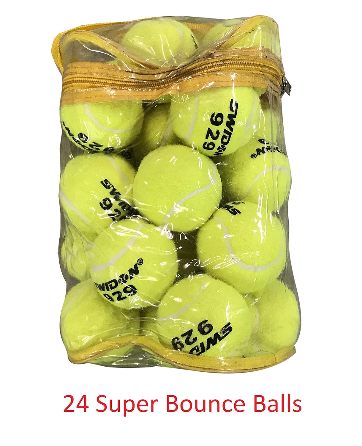 24 pelotas de tenis súper rebote bolas con bolsa (100% mejor ...